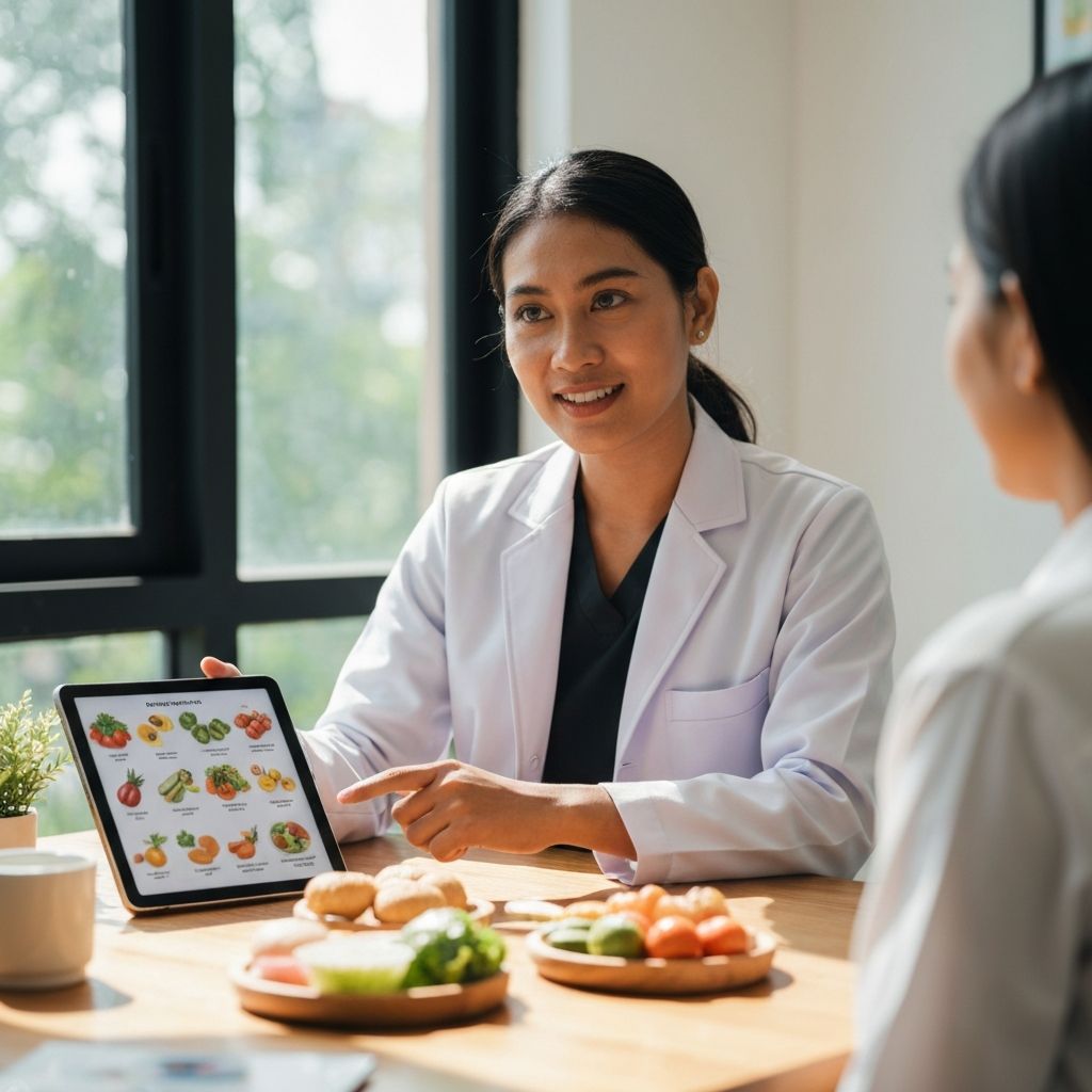 Konsultasi ahli gizi profesional